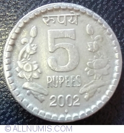 Image #1 of 5 Rupees 2002 (B)