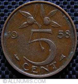 Image #1 of 5 Cent 1958