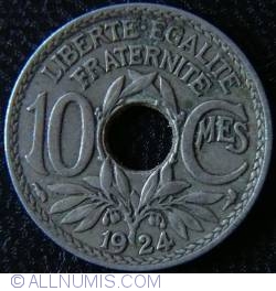 Image #1 of 10 Centimes 1924