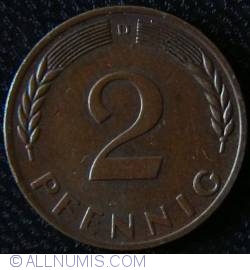 2 Pfennig 1967 D