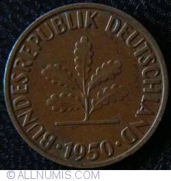 Image #2 of 2 Pfennig 1950 G