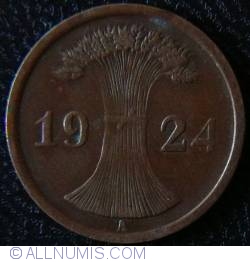 2 Reichspfennig 1924 A