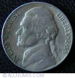 Image #2 of  Jefferson Nickel 1953 S