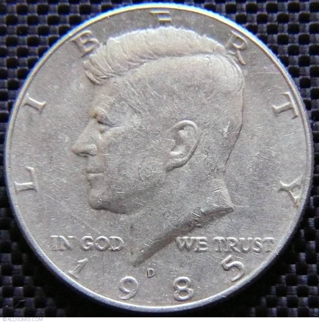 Half Dollar 1985 D Half Dollar Kennedy 1964 present United