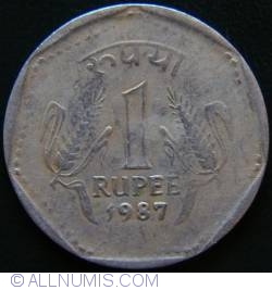 Image #1 of 1 Rupee 1987 (C)