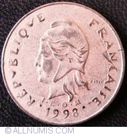 Image #2 of 100 Francs 1998
