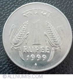 Image #1 of 1 Rupee 1999 (B)