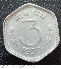 Image #1 of 3 Paise 1970 (C)