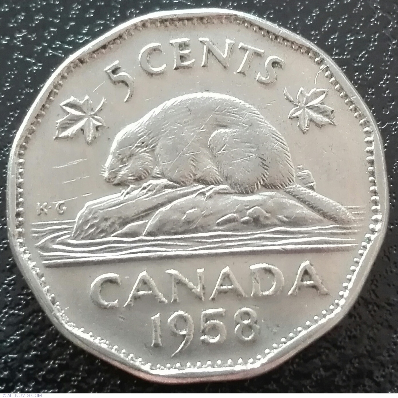 5 Cents 1958, Elizabeth II (1953-2022) - Canada - Coin - 42759