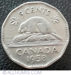 Image #1 of 5 Cents 1958