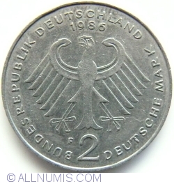 Image #1 of 2 Mark 1986 F - Konrad Adenauer
