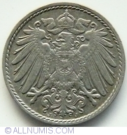 Image #2 of 5 Pfennig 1911 J