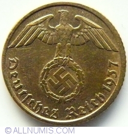 Image #2 of 5 Reichspfennig 1937 D