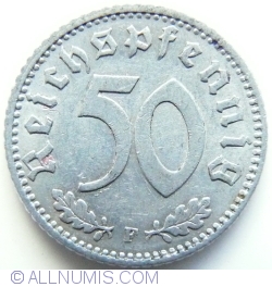 Image #1 of 50 Reichspfennig 1944 F