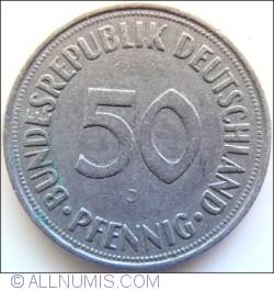Image #1 of 50 Pfennig 1968 J