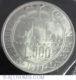 Image #1 of 500 Lire 1977