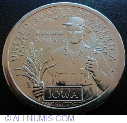 Image #2 of 1 Dollar 2026 D -  American Innovation - Iowa