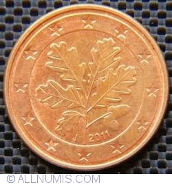 Image #2 of 5 Euro Cent 2011 J