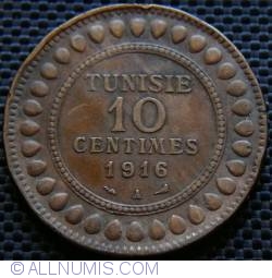 Image #1 of 10 Centimes 1916 (AH 1334)