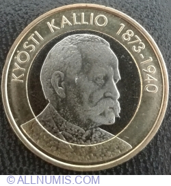 5 Euro 2016 - Presidents of Finland: Kyosti Kallio