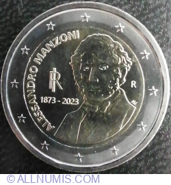 Image #2 of 2 Euro 2023 - 150th anniversary of the death of Alessandro Manzoni