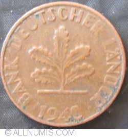 Image #2 of 1 Pfennig 1948 J