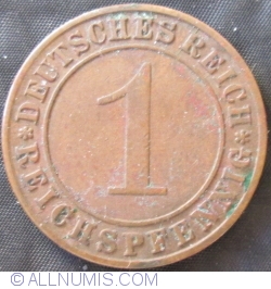 1 Reichspfennig 1928 A