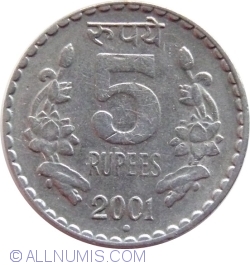 Image #1 of 5 Rupees 2001 (N)