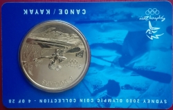 Image #1 of 5 Dolari 2000 - Sydney 2000 Olympics - 04 - Canoe/Kayak