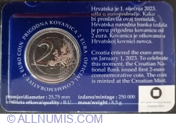 Image #1 of 2 Euro 2023 - The introduction of the Euro as the official currency of Croatia on 1 January 2023.