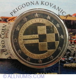 2 Euro 2023 - The introduction of the euro as the official currency of Croatia on 1 January 2023