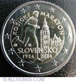 2 Euro 2024 - 100th Anniversary of the Košice Peace Marathon