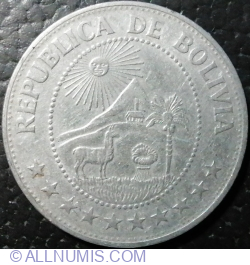 Image #2 of 1 Peso Boliviano 1972