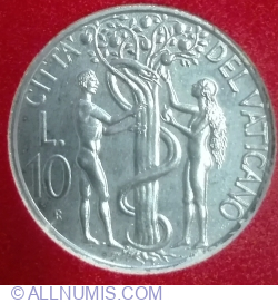 Image #1 of 10 Lire 1988 (X) - Temptation of Adam and Eve