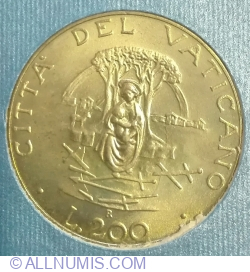 200 Lire 1987 (IX) - Mary, Queen of Peace