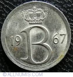 Image #2 of 25 Centimes 1967 (Belgique)