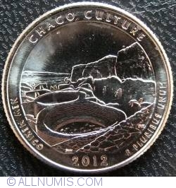 Image #1 of Quarter Dollar 2012 D - New Mexico Chaco Culture