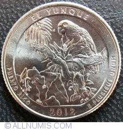 Image #1 of Quarter Dollar 2012 D - Puerto Rico El Yunque
