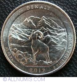 Image #1 of Quarter Dollar 2012 P - Alaska Denali