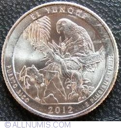 Image #1 of Quarter Dollar 2012 P - Puerto Rico El Yunque
