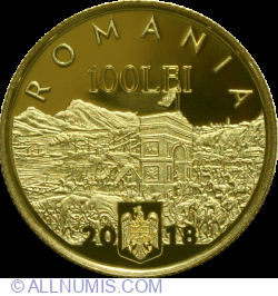 100 Lei 2018 - 140 years since the union of Dobruja with Romania