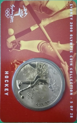 Image #1 of 5 Dolari 2000 - Sydney 2000 Olympics - 05 - Hockey