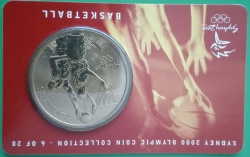 Image #1 of 5 Dolari 2000 - Sydney 2000 Olympics - 06 - Basketball