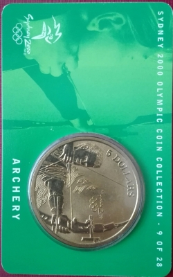 Image #1 of 5 Dolari 2000 - Sydney 2000 Olympics - 09 - Archery