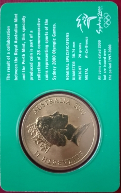Image #2 of 5 Dollars 2000 - Sydney 2000 Olympics - 09 - Archery