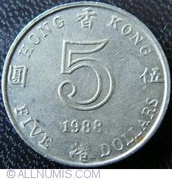 Image #1 of 5 Dolari 1988