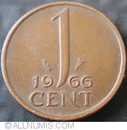 Image #1 of 1 Cent 1966 - Data mica