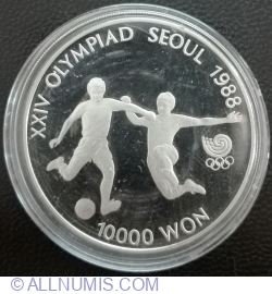 10 000 Won 1988 - Olympic Games 1988 in Seoul - Soccer