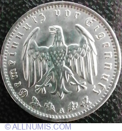 Image #2 of 1 Reichsmark 1938 A