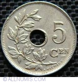 Image #1 of 5 Centimes 1922 Belgie